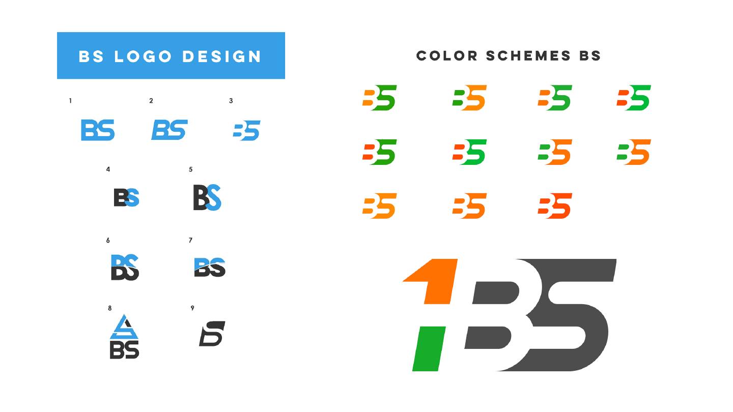 BS, in every mood — Logo work by Hunar