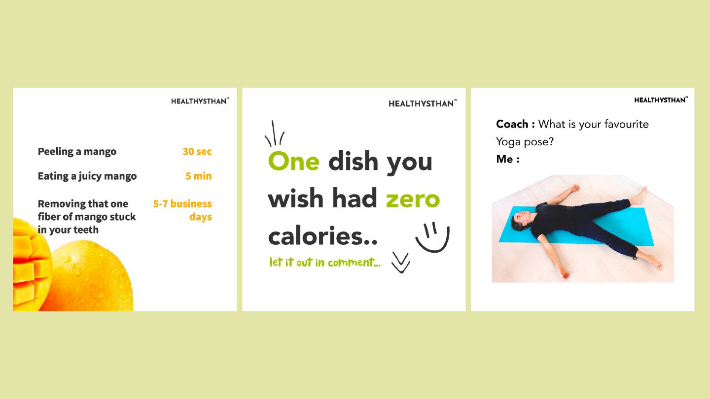 Healthysthan, with a wink — Social work by Hunar