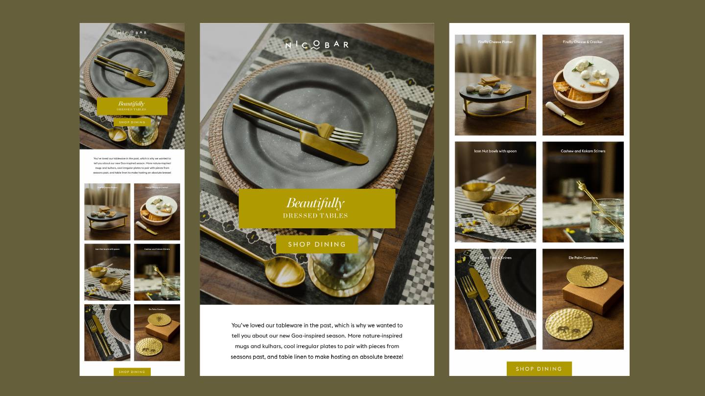 Beautifully set tables — Ads work by Hunar