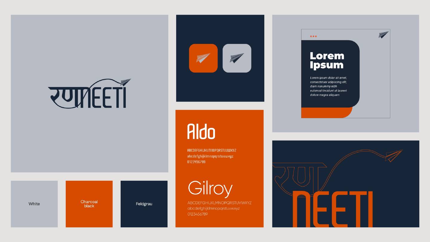 Ranneeti — Branding work by Hunar