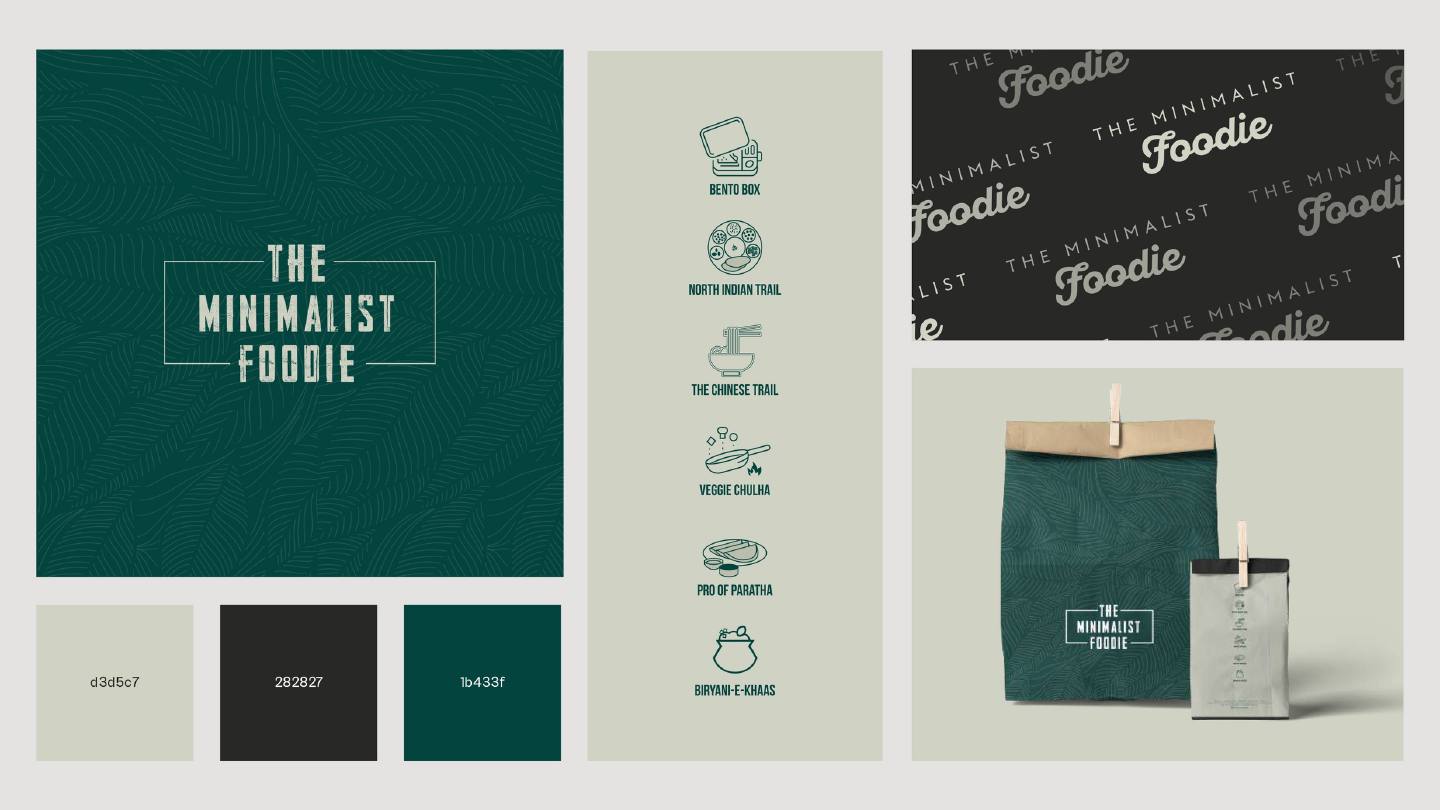 The Minimalist Foodie — Branding work by Hunar